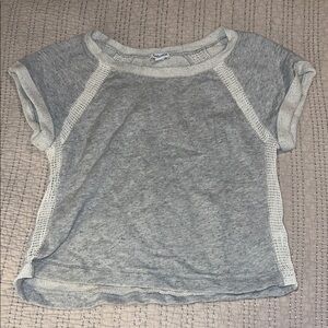 Splendid Light Gray Knit Top